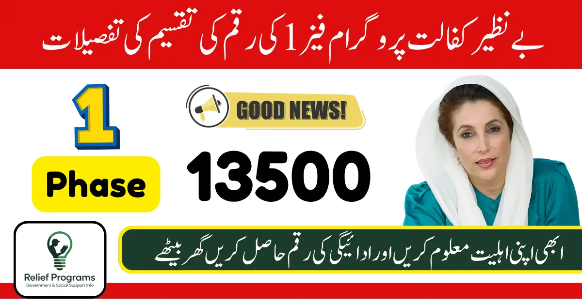Benazir Kafalat Program Phase 1