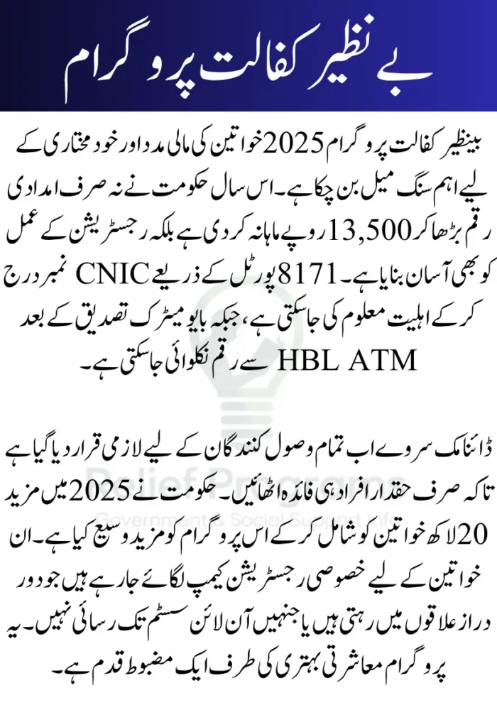 Benazir Kafaalat Program