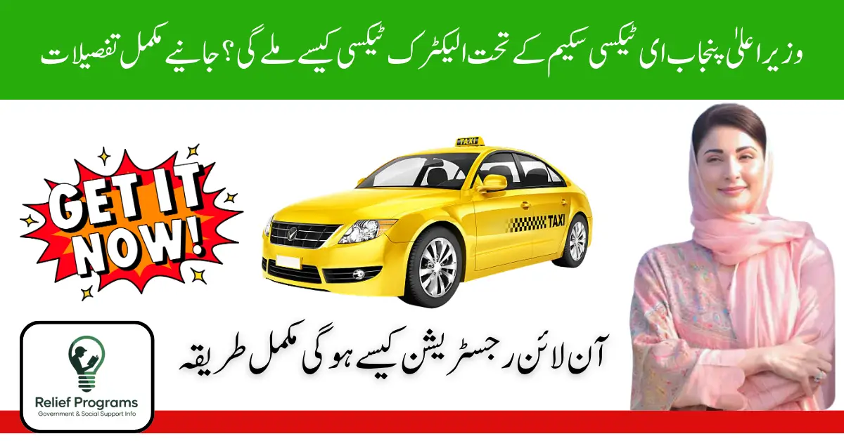 CM Punjab E-Taxi Scheme 2025